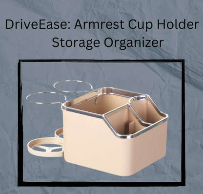 DriveEase: Armrest Storage Organizer