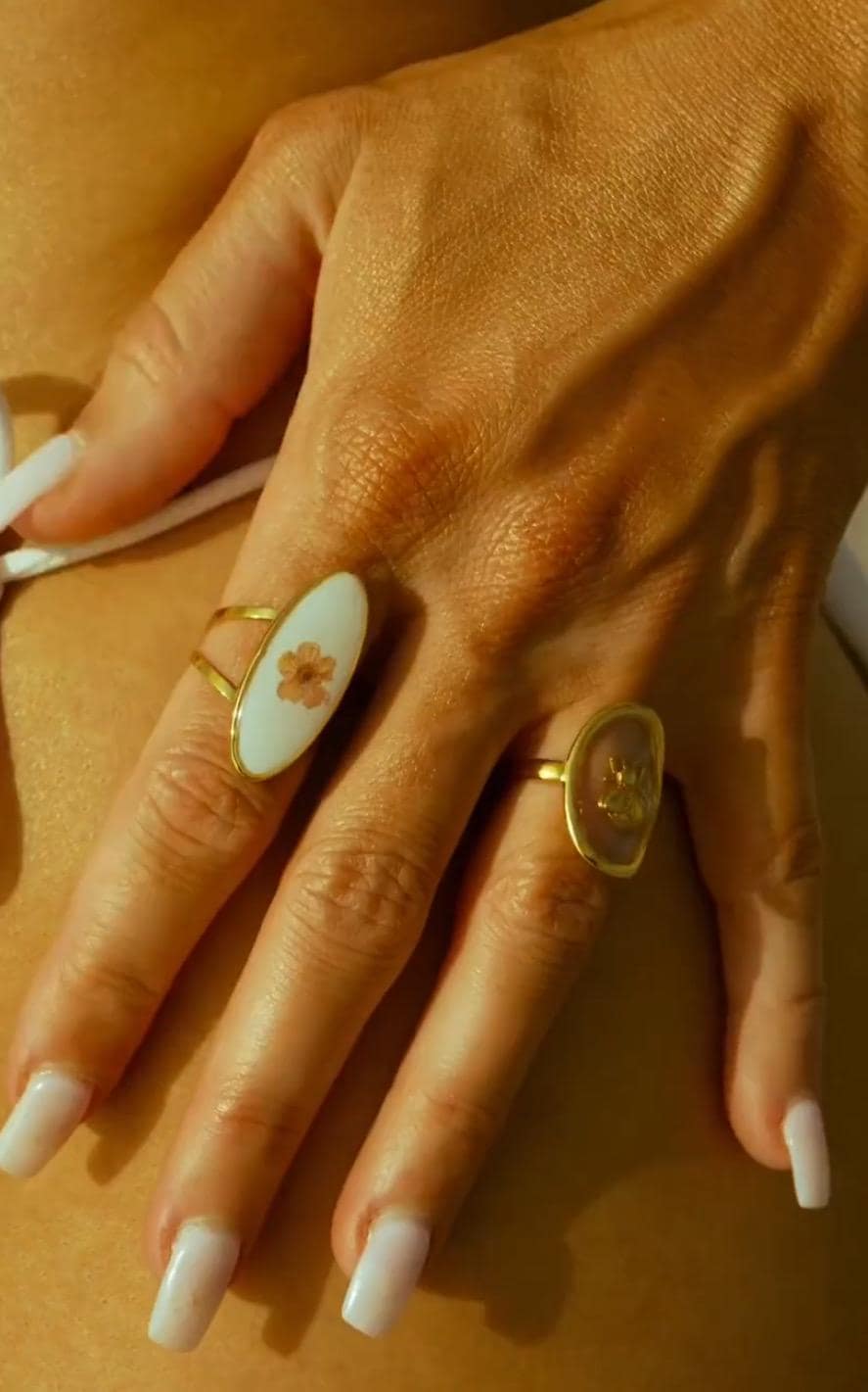 14k gold plated waterproof minimalist beach jewelry