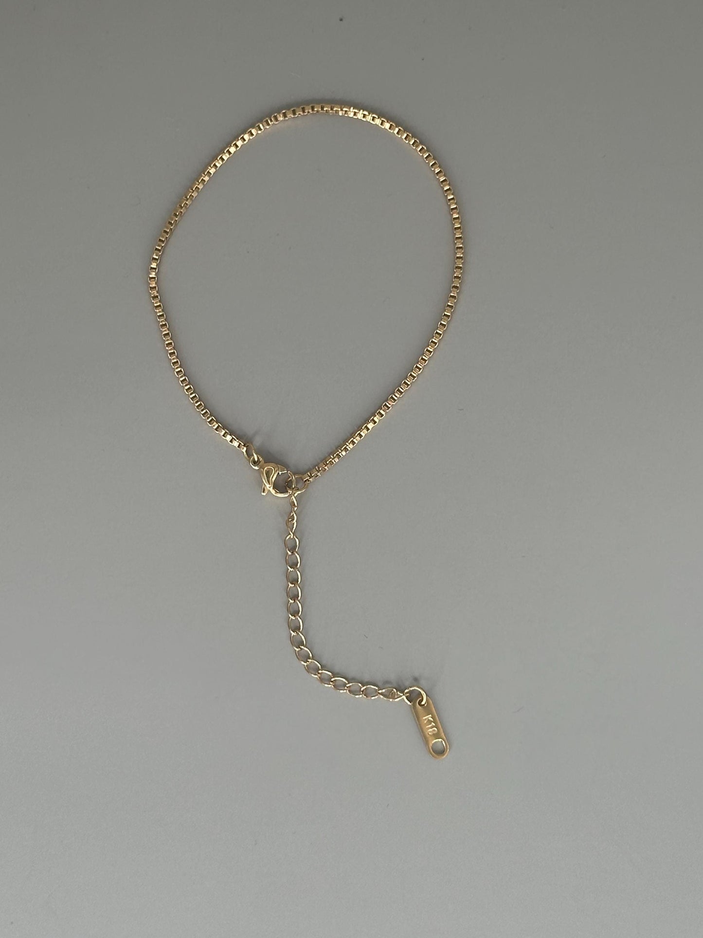 Gold Plated Waterproof Box Chain Bracelet – Hypoallergenic Minimalist Jewelry
