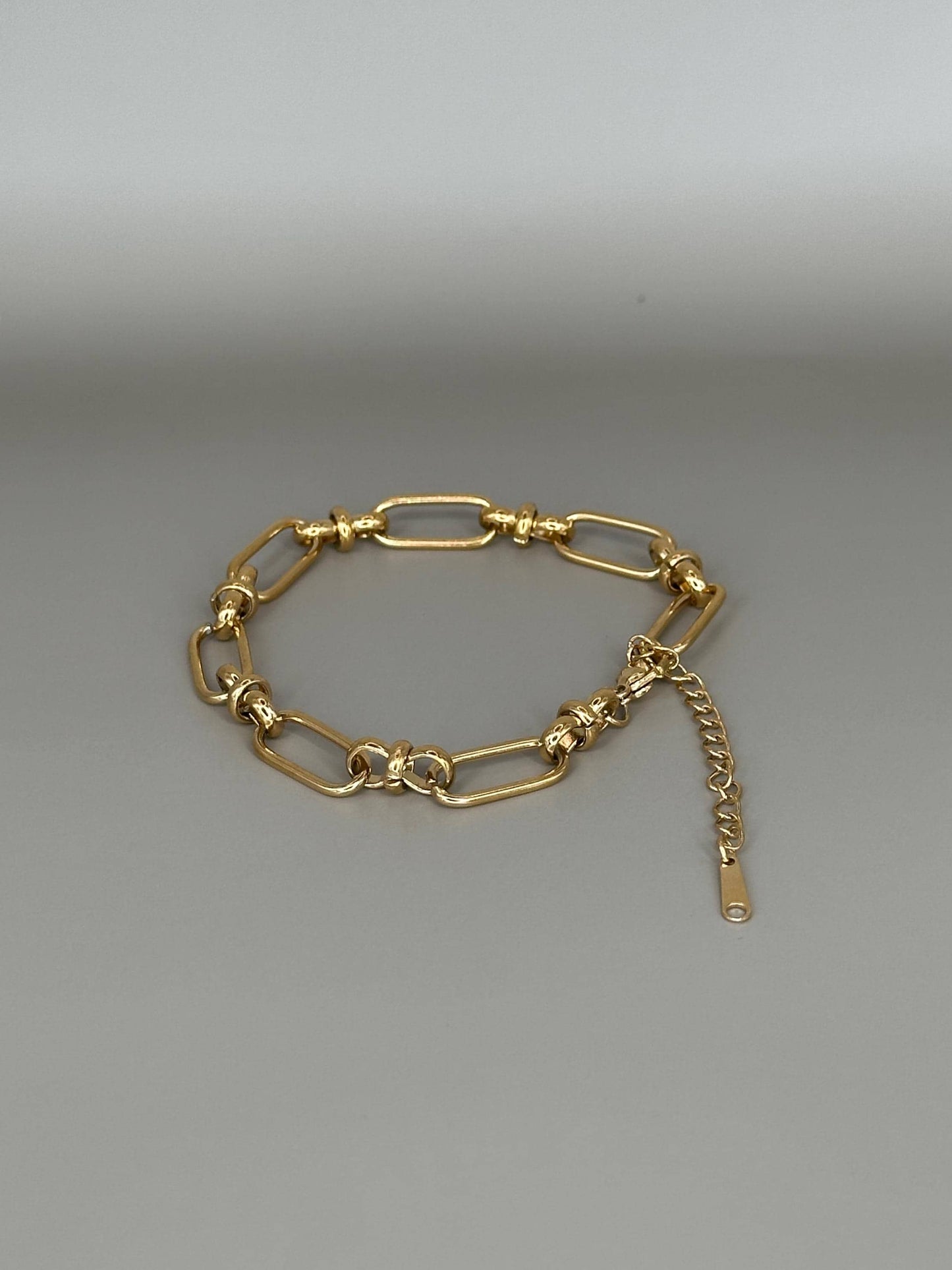 Gold Plated Waterproof Link Chain Bracelet – Hypoallergenic Minimalist Jewelry