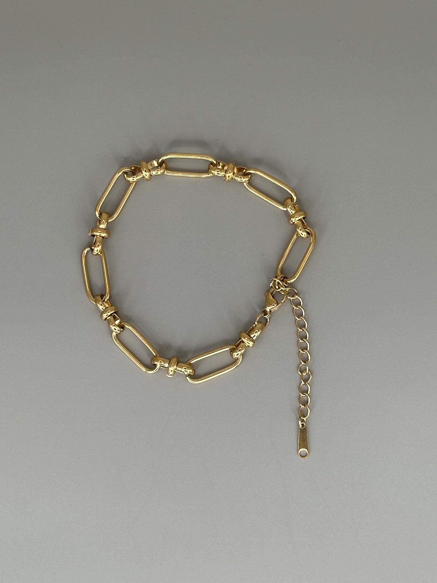 Gold Plated Waterproof Link Chain Bracelet – Hypoallergenic Minimalist Jewelry