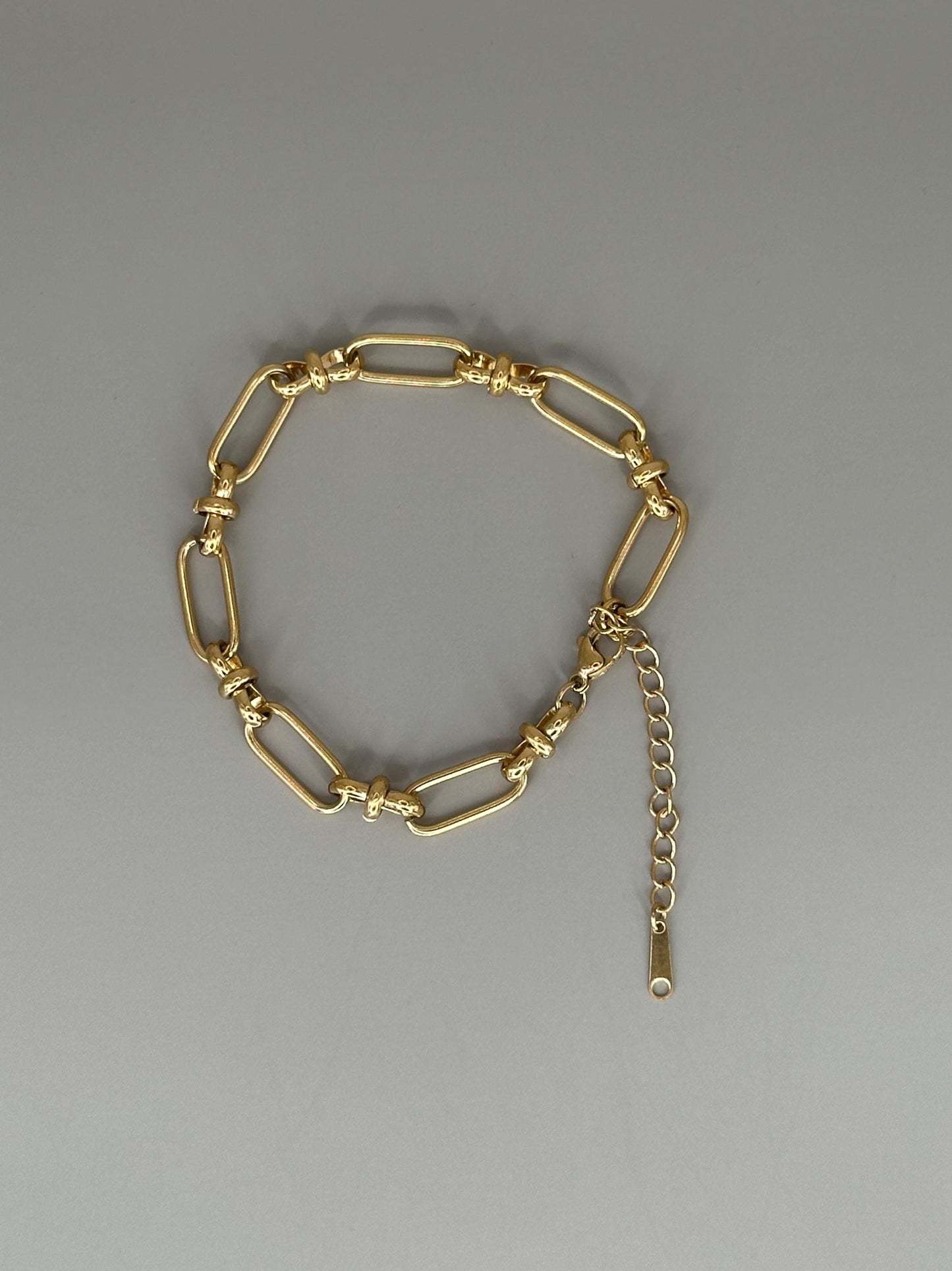 Gold Plated Waterproof Link Chain Bracelet – Hypoallergenic Minimalist Jewelry